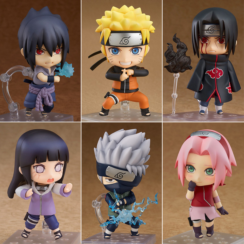Rare Anime Merchandise - Chibi Naruto Anime Figure Interchangeable Face