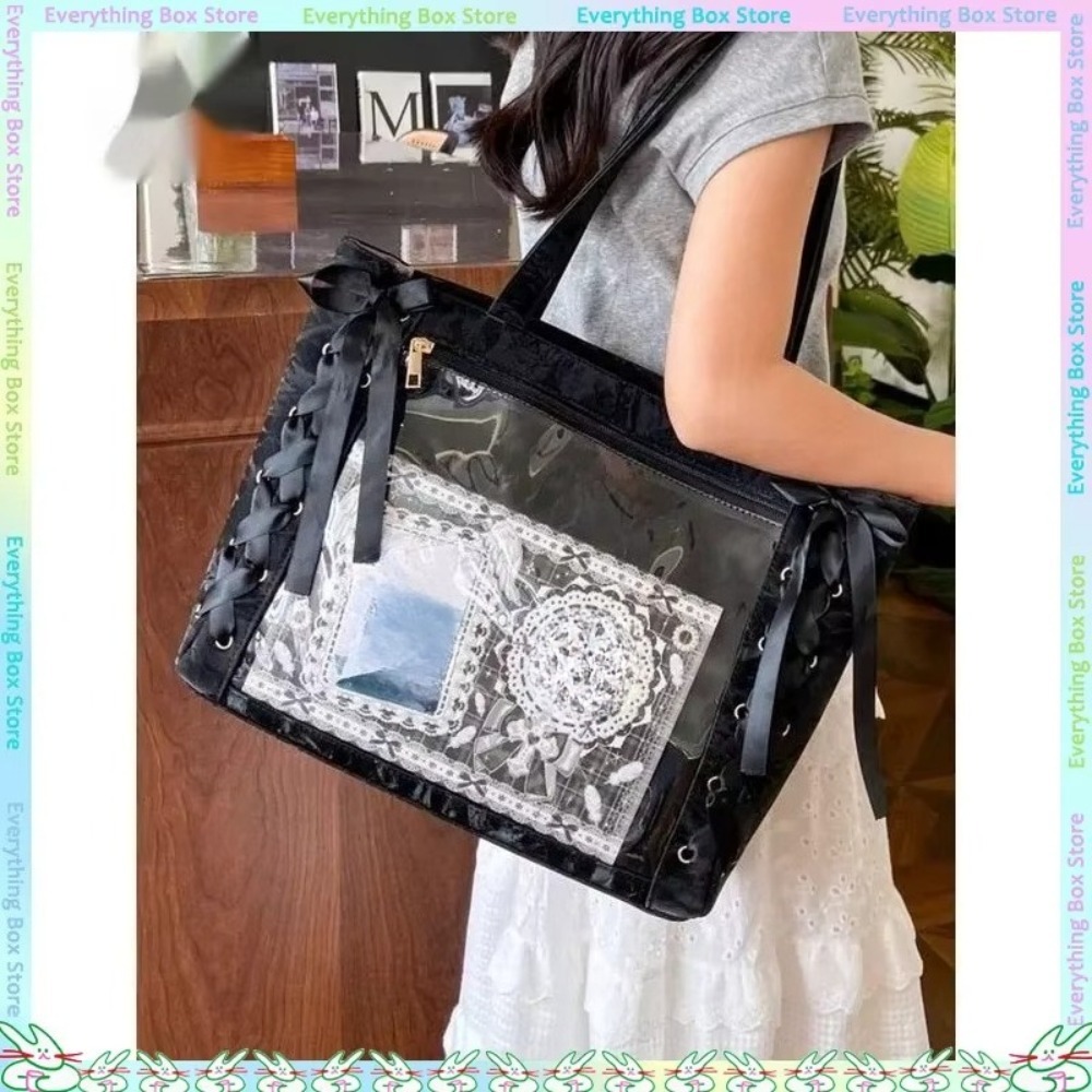 Anime Tote Bag - Versatile Fashion Ribbon Itabag Large Capacity