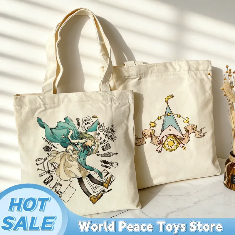 Anime Tote Bag - Japanese Witch Hat Atelier Canvas Shopping
