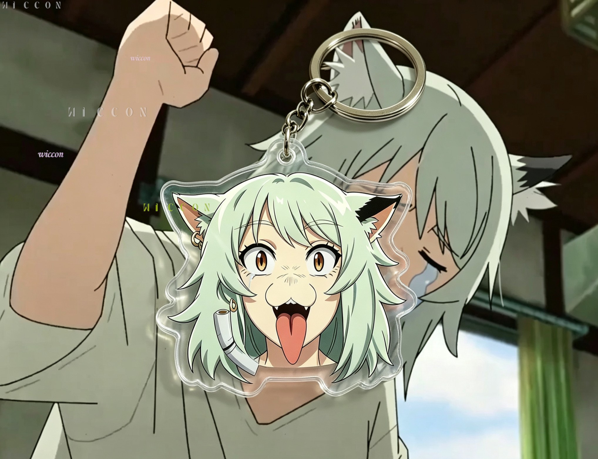 Chainsmoker Cat Keychain Yanik - огляд і ціна Anime Tote Bag