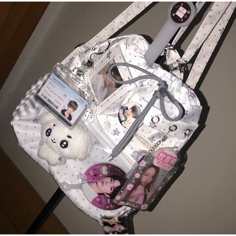 Harajuku Ita Bag,Polka Dot Dra - огляд і ціна Anime Tote Bag