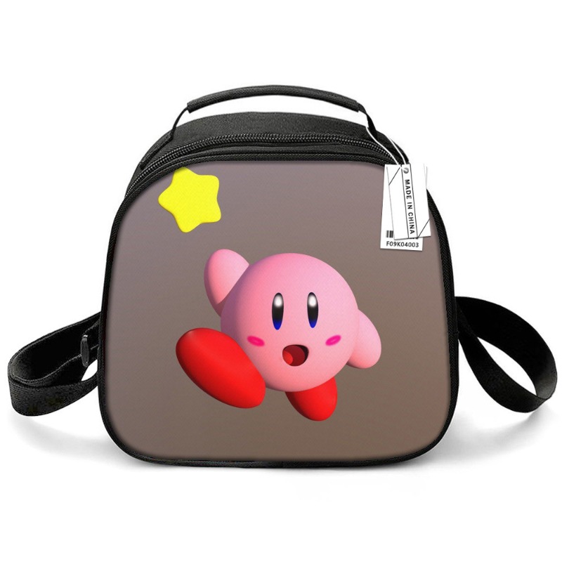 Kirby Game Cute Cartoon Print  - огляд і ціна Anime Tote Bag