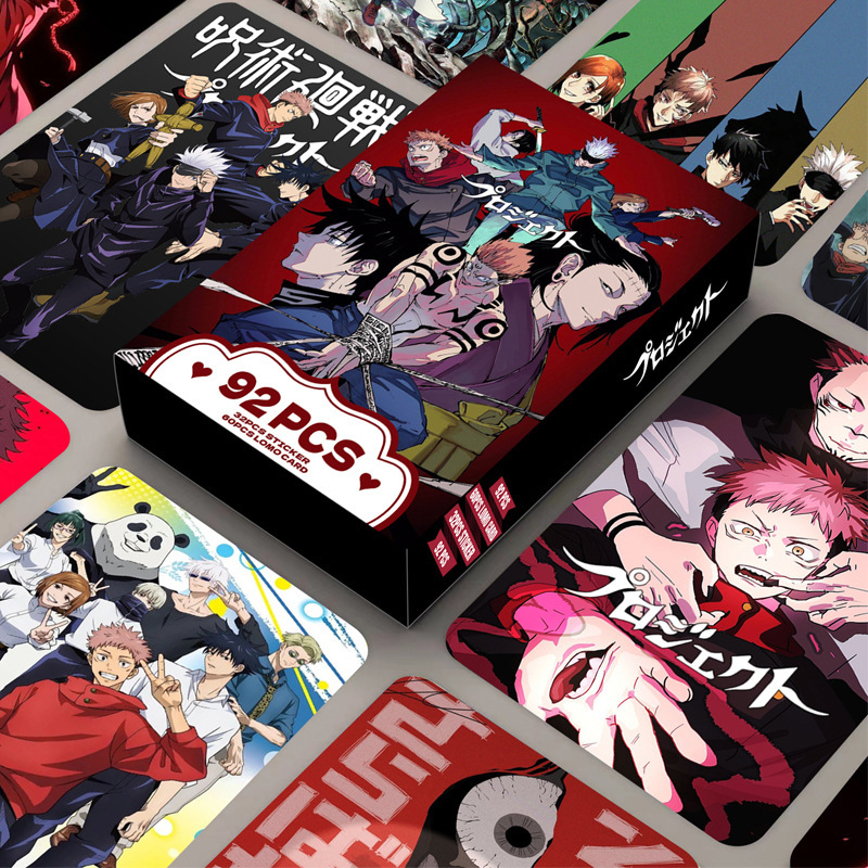 92 Pcs Cards Jujutsu Kaisen Do - огляд і ціна Anime Jujutsu Kaisen Merchandise
