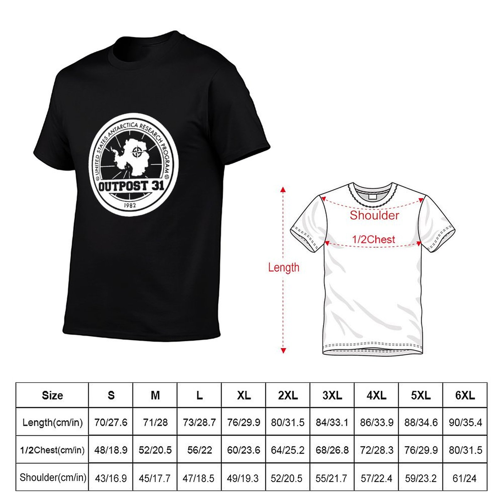 Outpost 31 Logo MERCHANDISE T- - огляд і ціна Anime Merchandise For Men