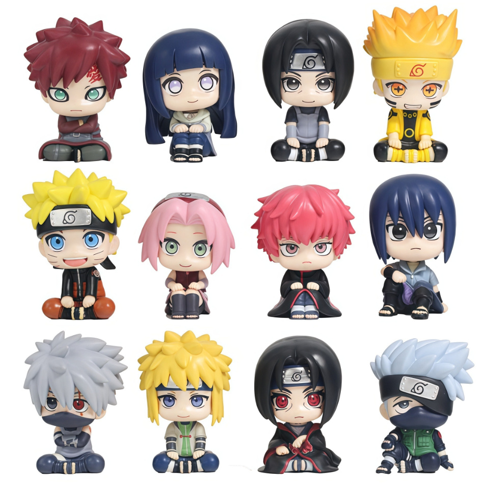 12Pcs Naruto Shippuden Anime Q - огляд і ціна Rare Anime Merchandise